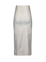 RUCHED MIDI SKIRT