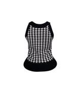 HOUNDSTOOTH GILET AND TROUSER