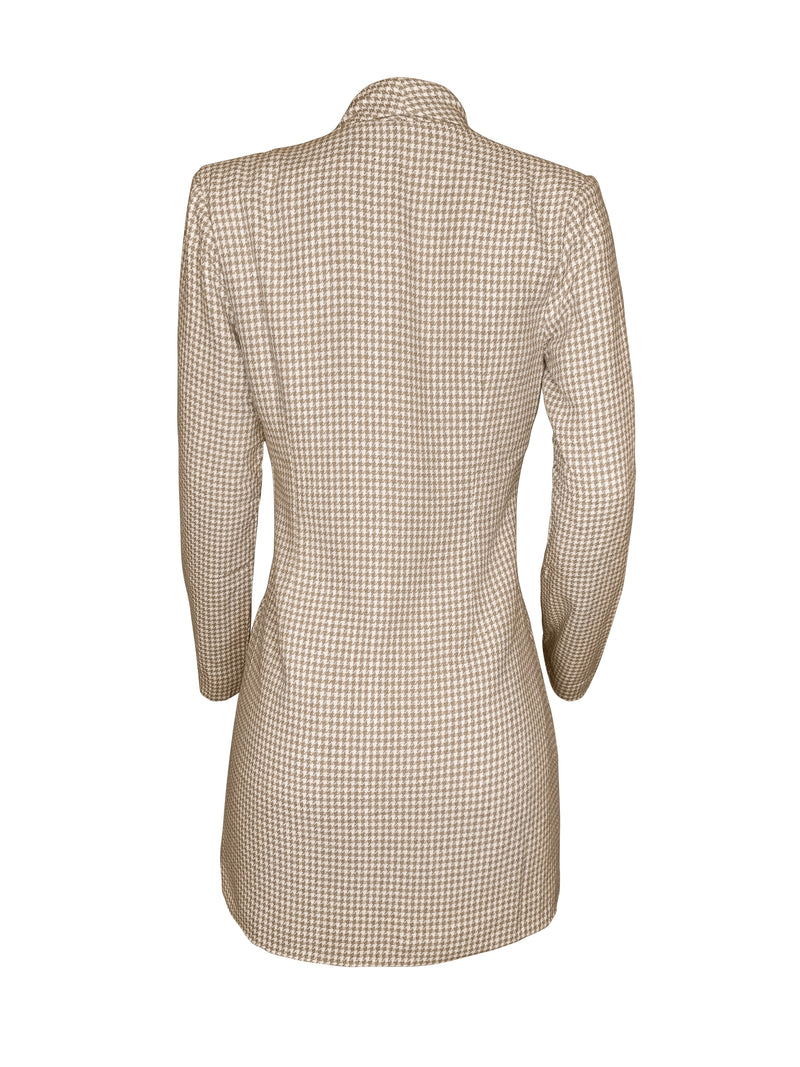 HOUNDSTOOTH BLAZER DRESS