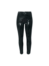 COATED SKINNY TROUSERS