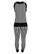 HOUNDSTOOTH GILET AND TROUSER