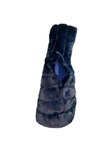 FAUX FUR HOODED GILET