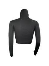 RIB FITTED TURTLENECK