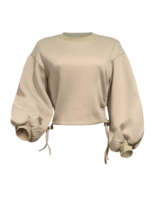 DRAWSTRING SWEATSHIRT